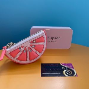 NWOT Kate Spade OG Grapefruit Coin Purse